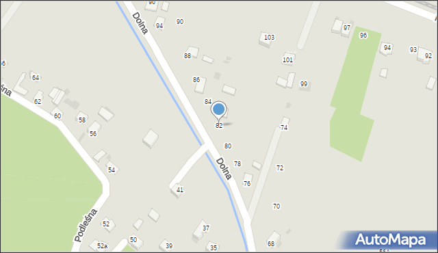 Nisko, Dolna, 82, mapa Nisko