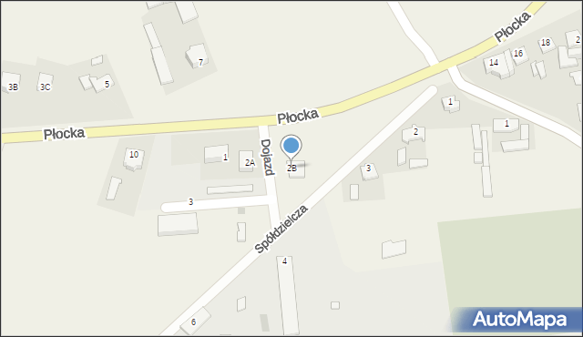 Nowa Góra, Dojazd, 2B, mapa Nowa Góra