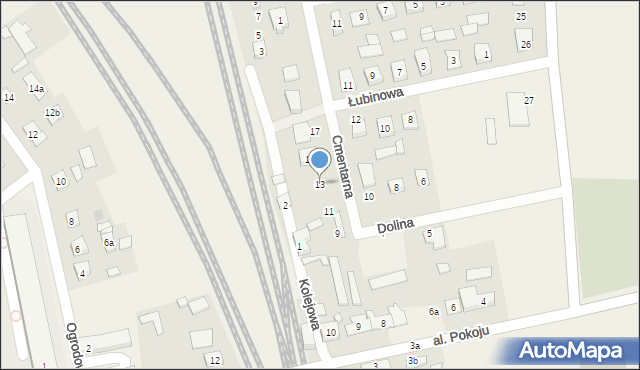 Nowa Wieś Wielka, Dolina, 13, mapa Nowa Wieś Wielka