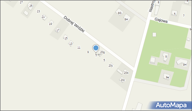 Nowy Adamów, Dobrej Wróżki, 7, mapa Nowy Adamów