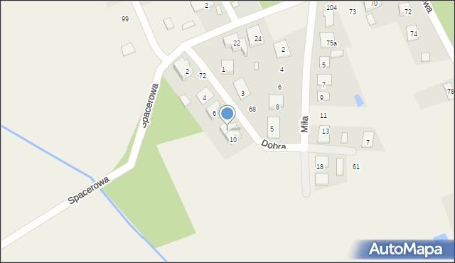Oliszki, Dobra, 8, mapa Oliszki