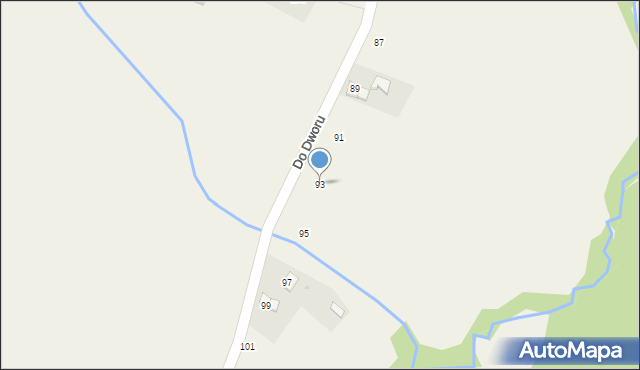 Olszowice, Do Dworu, 93, mapa Olszowice