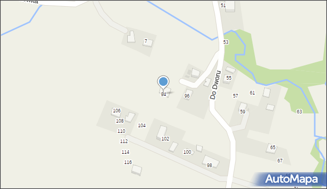 Olszowice, Do Dworu, 94, mapa Olszowice