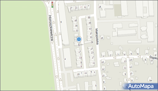 Opole, Dolnośląska, 21, mapa Opola