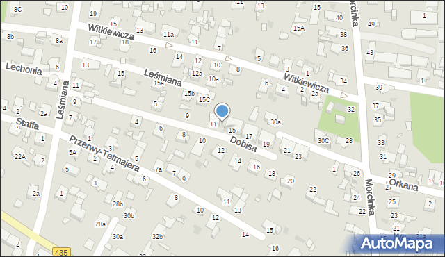 Opole, Dobisa Józefa, 13, mapa Opola