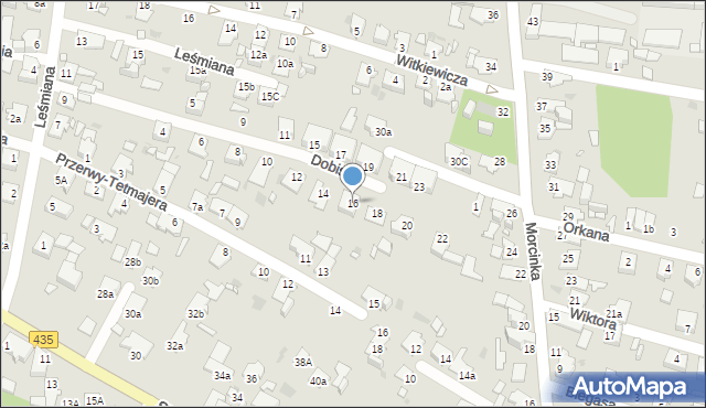 Opole, Dobisa Józefa, 16, mapa Opola