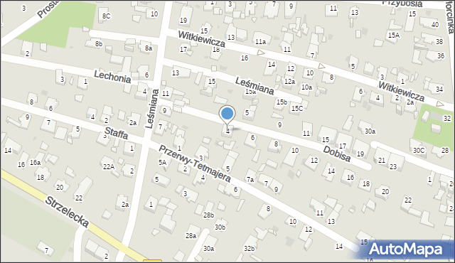 Opole, Dobisa Józefa, 4, mapa Opola