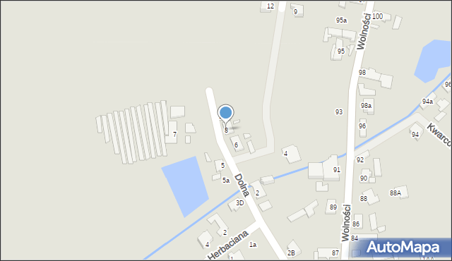 Opole, Dolna, 8, mapa Opola
