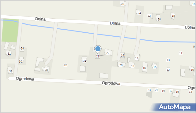 Orły, Dolna, 21, mapa Orły