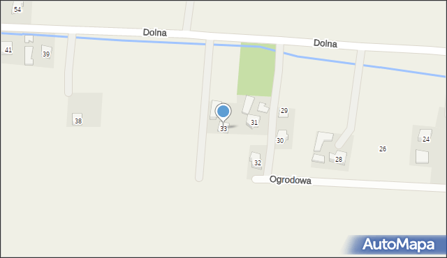 Orły, Dolna, 33, mapa Orły