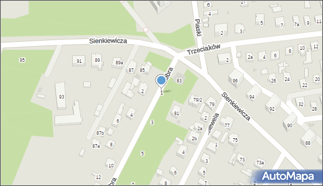 Ostrowiec Świętokrzyski, Dobra, 1, mapa Ostrowiec Świętokrzyski