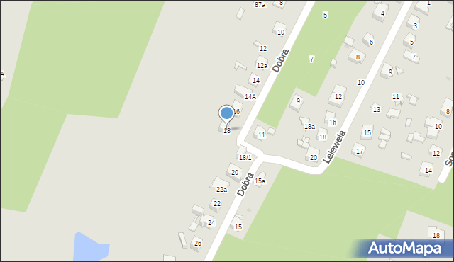 Ostrowiec Świętokrzyski, Dobra, 18, mapa Ostrowiec Świętokrzyski