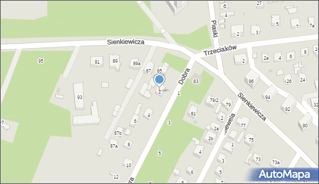 Ostrowiec Świętokrzyski, Dobra, 2, mapa Ostrowiec Świętokrzyski