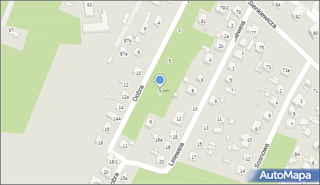 Ostrowiec Świętokrzyski, Dobra, 7, mapa Ostrowiec Świętokrzyski