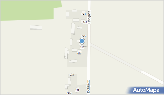 Ożarów, Dobijacz, 246, mapa Ożarów