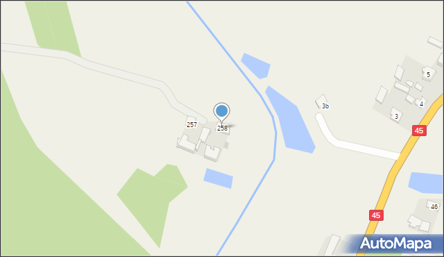 Ożarów, Dobijacz, 258, mapa Ożarów