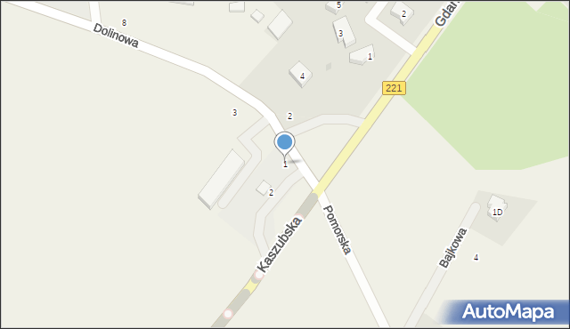 Piekło Dolne, Dolinowa, 1, mapa Piekło Dolne