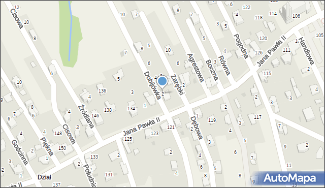 Pietrzykowice, Dobijówka, 2, mapa Pietrzykowice