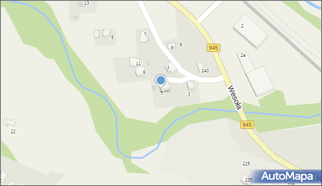 Pietrzykowice, Dojazdowa, 5, mapa Pietrzykowice