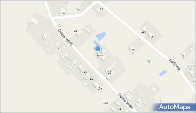 Pilchowice, Dolna Wieś, 23, mapa Pilchowice