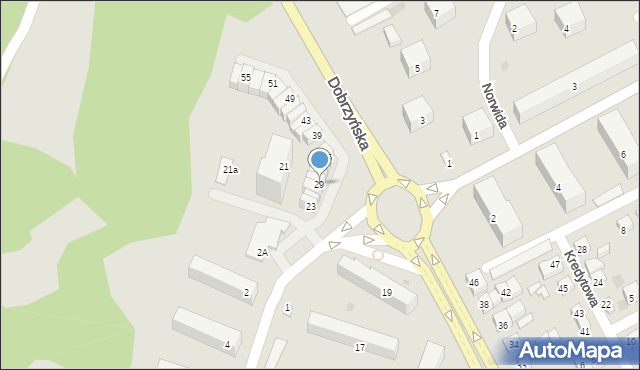 Płock, Dobrzyńska, 29, mapa Płock