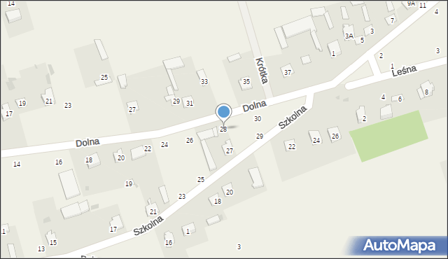 Podgórze, Dolna, 28, mapa Podgórze