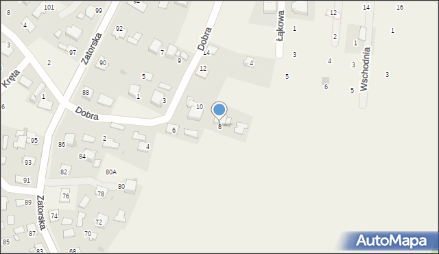 Podolsze, Dobra, 8, mapa Podolsze