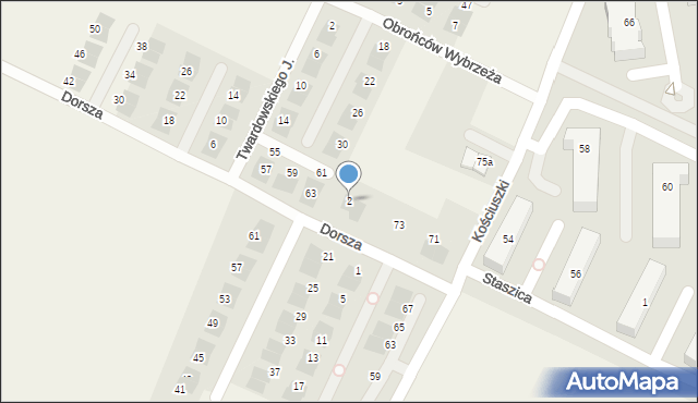 Pogórze, Dorsza Feliksa, 2, mapa Pogórze