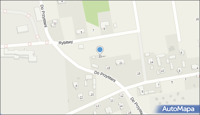 Popowo-Parcele, Do Przystani, 15, mapa Popowo-Parcele