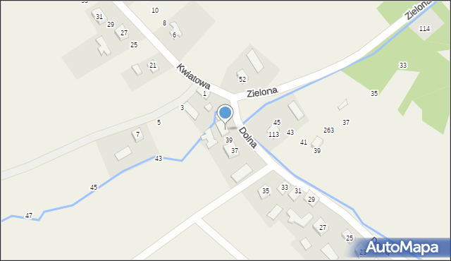 Posada Jaćmierska, Dolna, 41, mapa Posada Jaćmierska