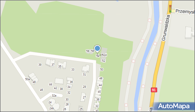 Pruszcz Gdański, Dobrowolskiego Antoniego, 54, mapa Pruszcz Gdański