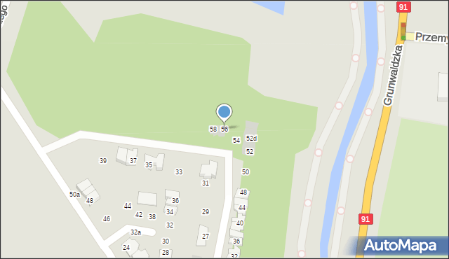 Pruszcz Gdański, Dobrowolskiego Antoniego, 56, mapa Pruszcz Gdański