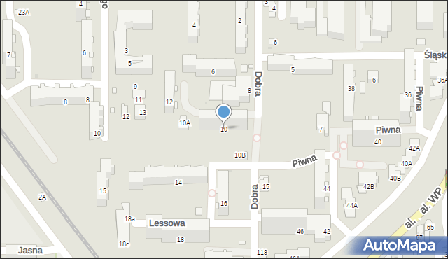 Pruszków, Dobra, 10, mapa Pruszków