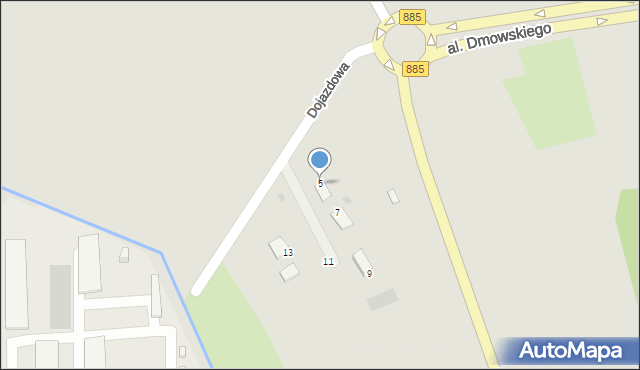 Przemyśl, Dojazdowa, 5, mapa Przemyśla