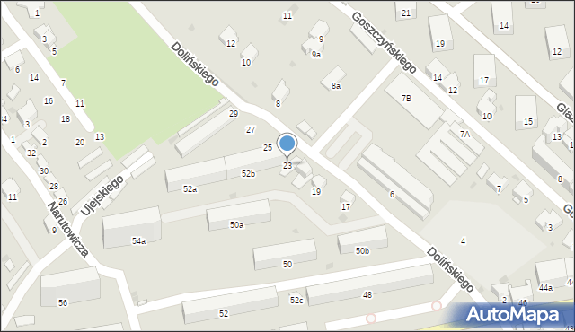 Przemyśl, Dolińskiego Franciszka, 23, mapa Przemyśla