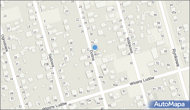 Przeźmierowo, Dolina, 45, mapa Przeźmierowo