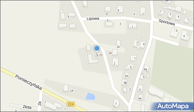 Przodkowo, Dolna, 3, mapa Przodkowo