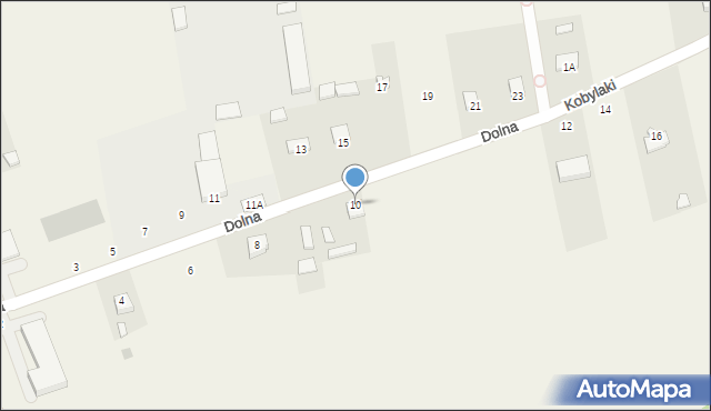 Przyjmo, Dolna, 10, mapa Przyjmo