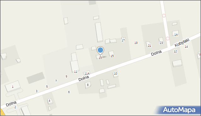 Przyjmo, Dolna, 13, mapa Przyjmo