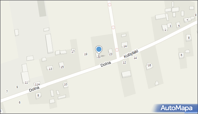 Przyjmo, Dolna, 21, mapa Przyjmo