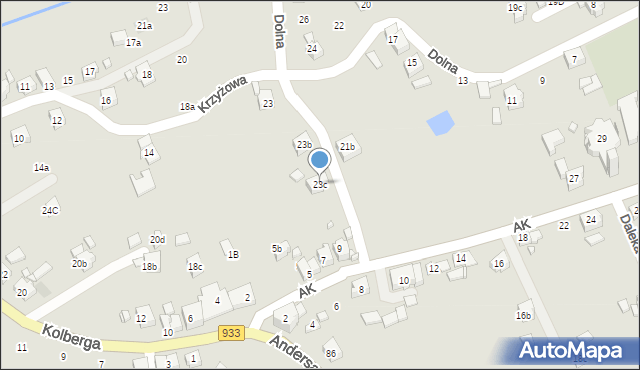 Pszów, Dolna, 23c, mapa Pszów