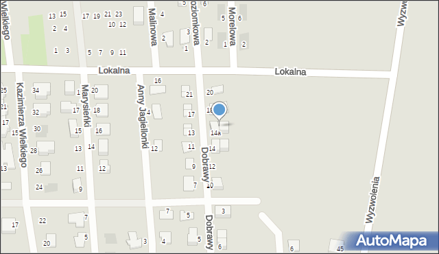 Pyskowice, Dobrawy, 16b, mapa Pyskowice