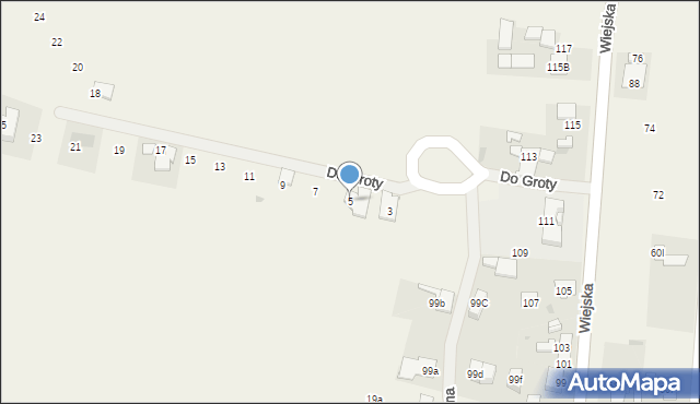 Rachowice, Do Groty, 5, mapa Rachowice