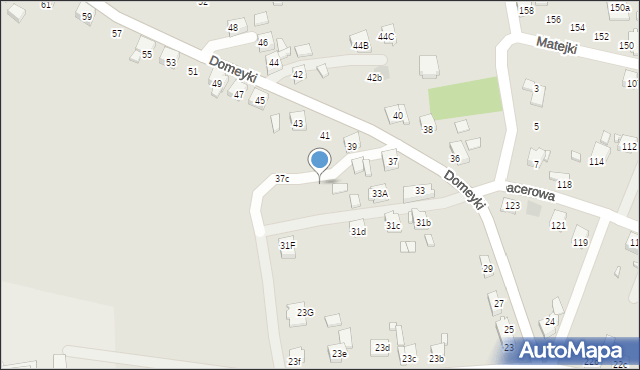 Radlin, Domeyki Ignacego, 37b, mapa Radlin