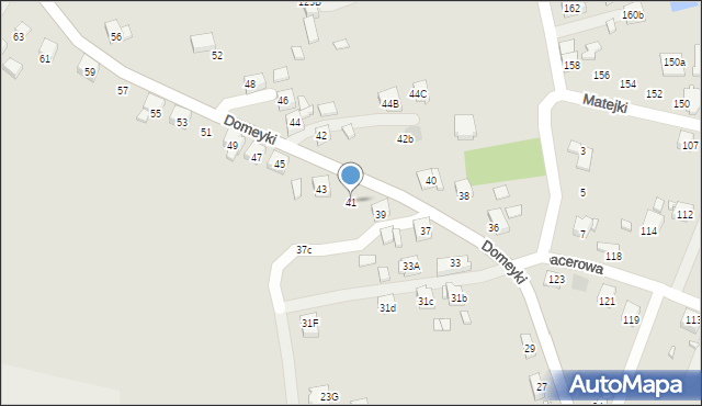 Radlin, Domeyki Ignacego, 41, mapa Radlin