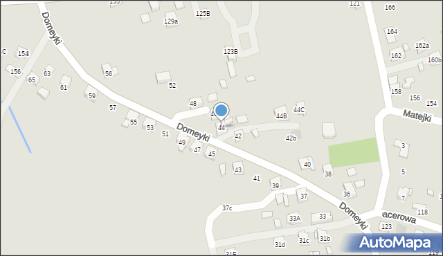 Radlin, Domeyki Ignacego, 44, mapa Radlin