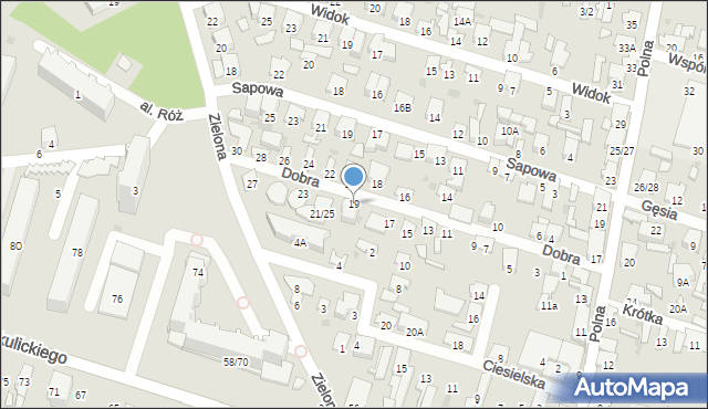 Radom, Dobra, 19, mapa Radomia