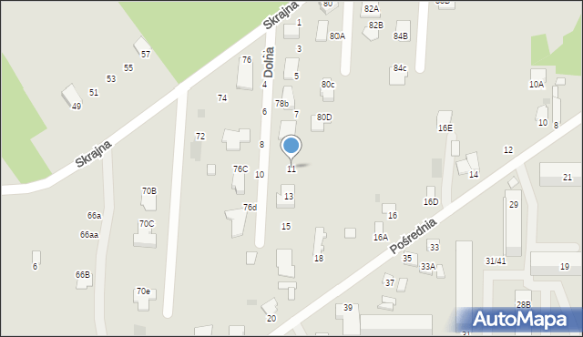 Radom, Dolna, 11, mapa Radomia