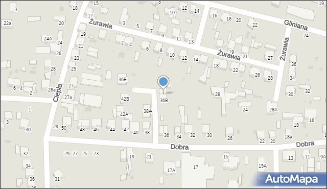 Radomsko, Dobra, 36C, mapa Radomsko