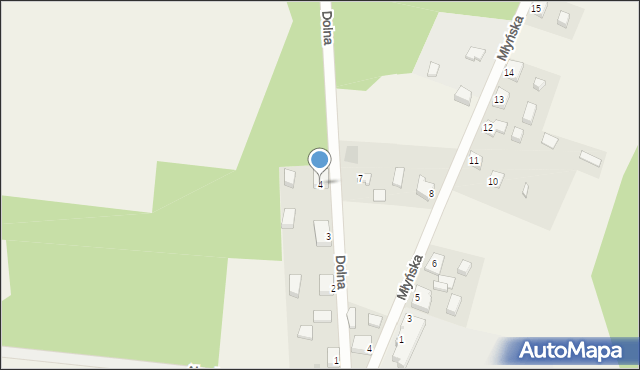 Rąpice, Dolna, 4, mapa Rąpice